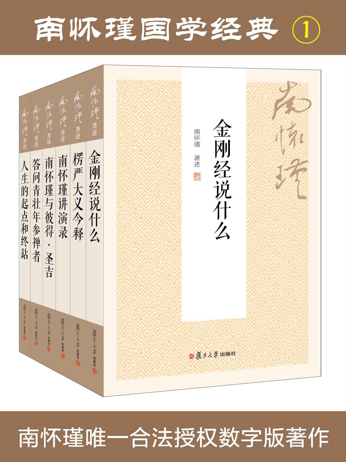 南怀瑾国学经典套装1:金刚经说什么+楞严大义今释+南怀瑾讲演录+南怀瑾与彼得·圣吉+答问青壮年参禅者+人生的起点和终站
