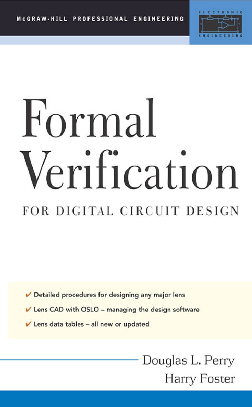 Applied Formal Verification For Digital Circuit Design (Douglas Perry, Harry Foster) (Z-Library)